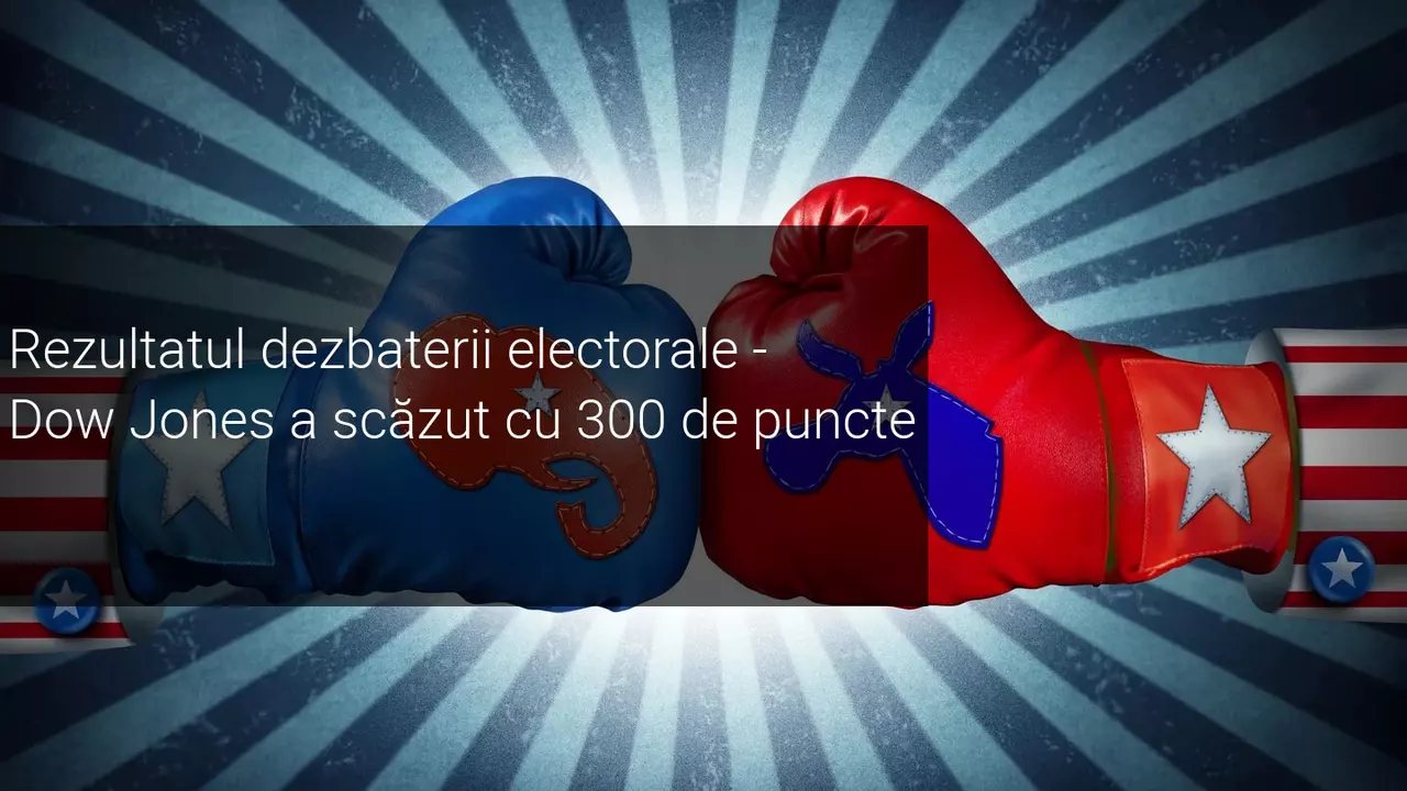 Bursele, în scădere după prima dezbatere electorală din SUA