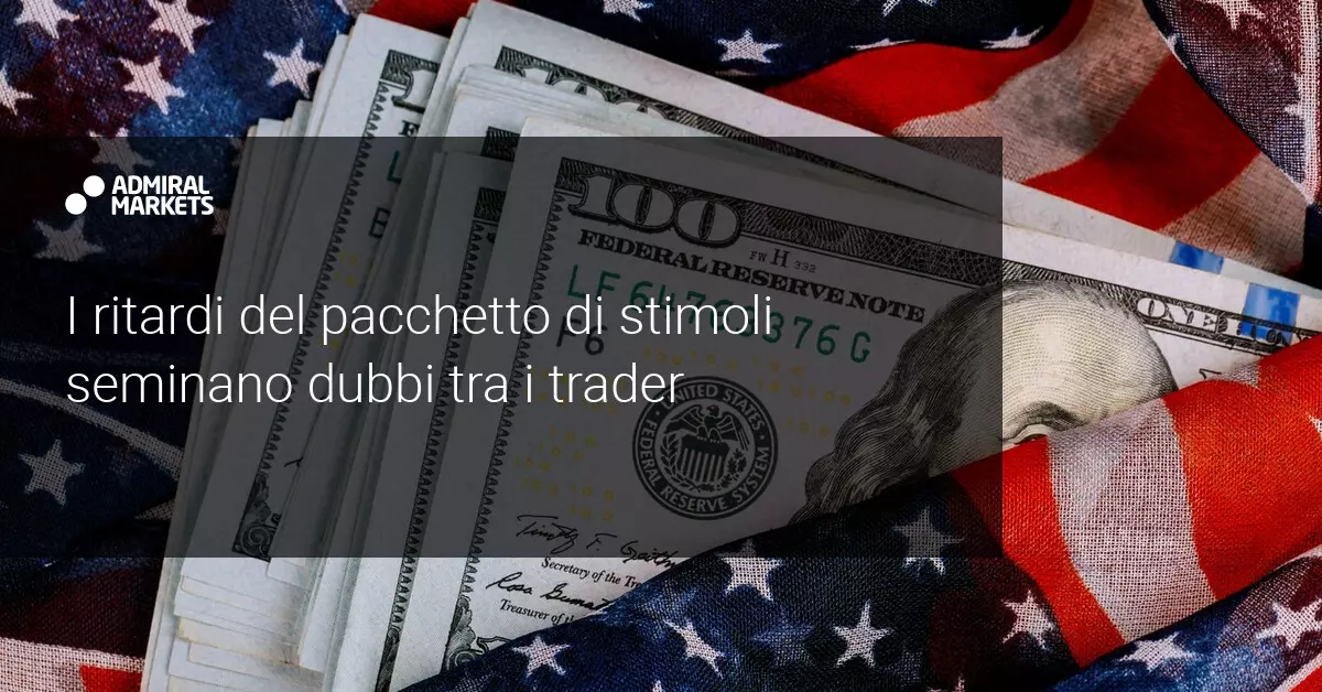 Il USD cade a causa dei ritardi per il voto sugli stimoli di 2,2 trilioni