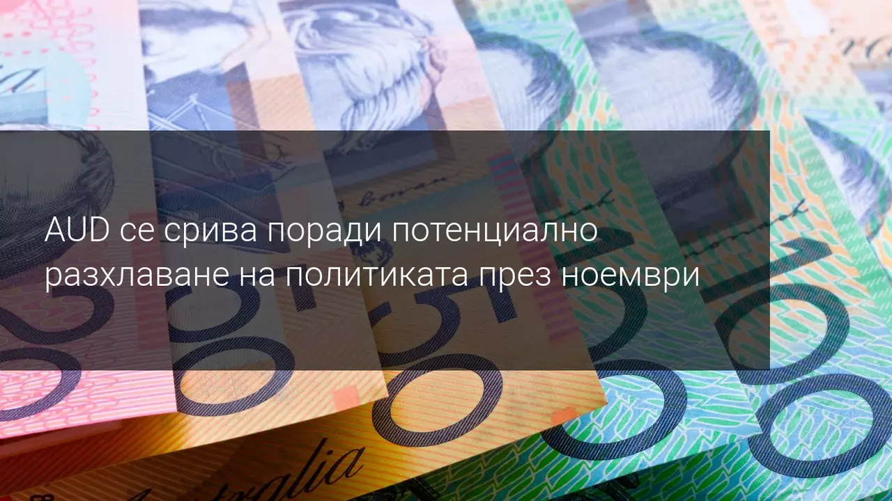 AUD се срива поради потенциално разхлабване на политиката на РБА през ноември