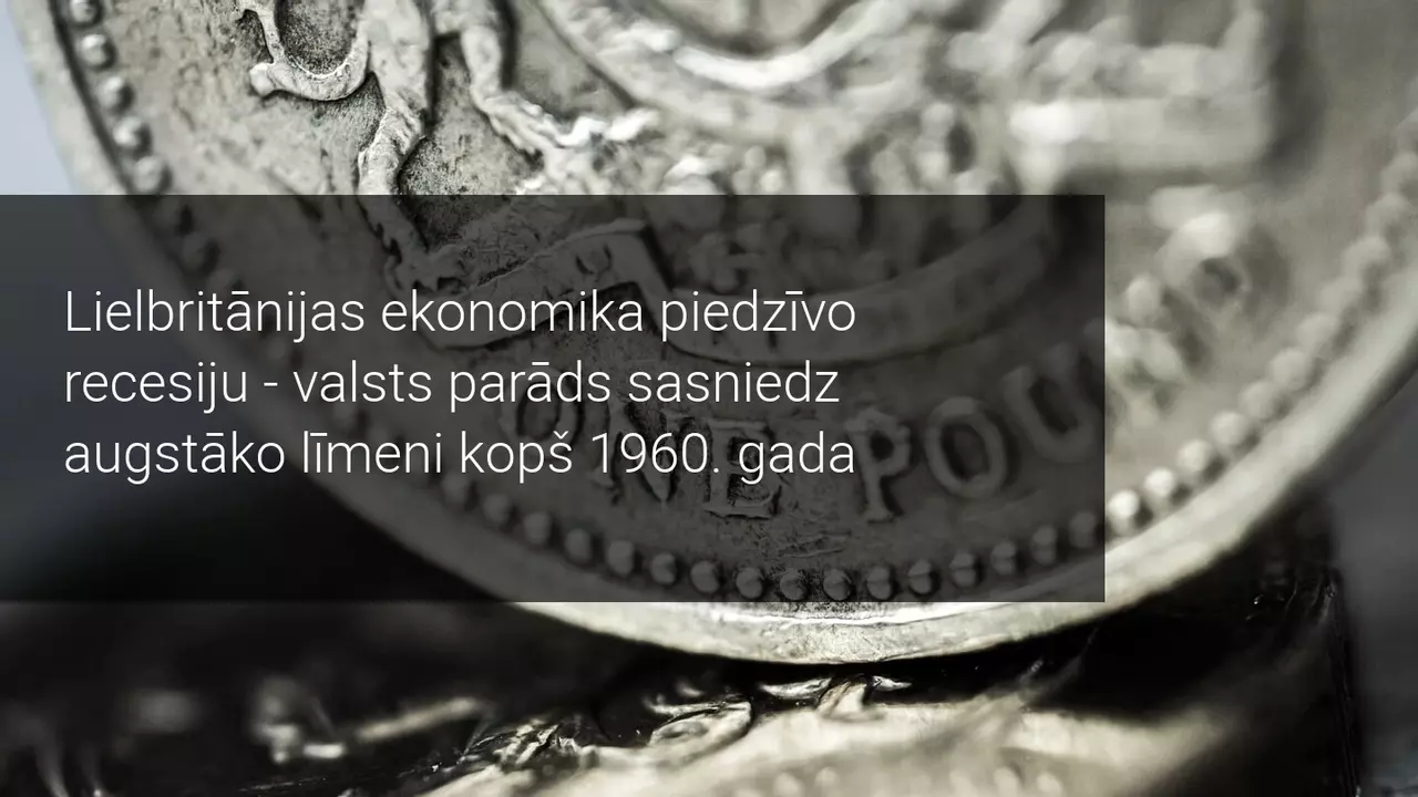 Lielbritānijas valsts parāds sasniedz 2 triljonus GBP