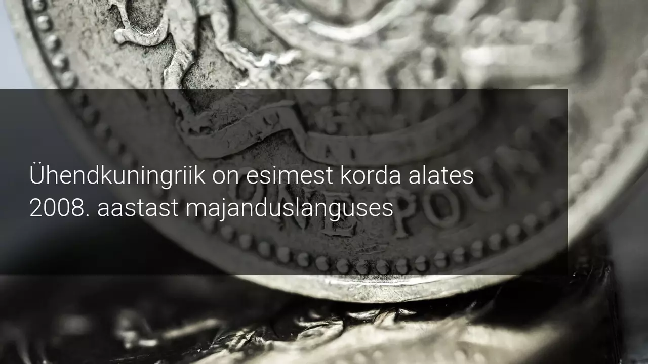 Ühendkuningriigi võlg ületas 2 triljoni naela piiri ning tõusis viimase 60 aasta kõrgeimale tasemele