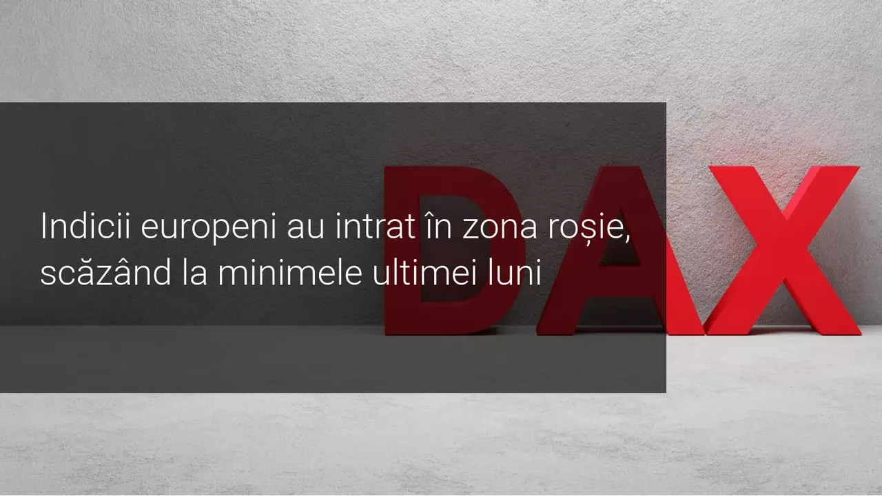 Pesimismul este prezent în piețele europene din cauza deteriorării încrederii consumatorilor germani