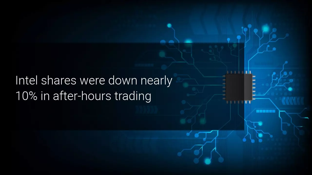 Intel shares tumble on downbeat earnings
