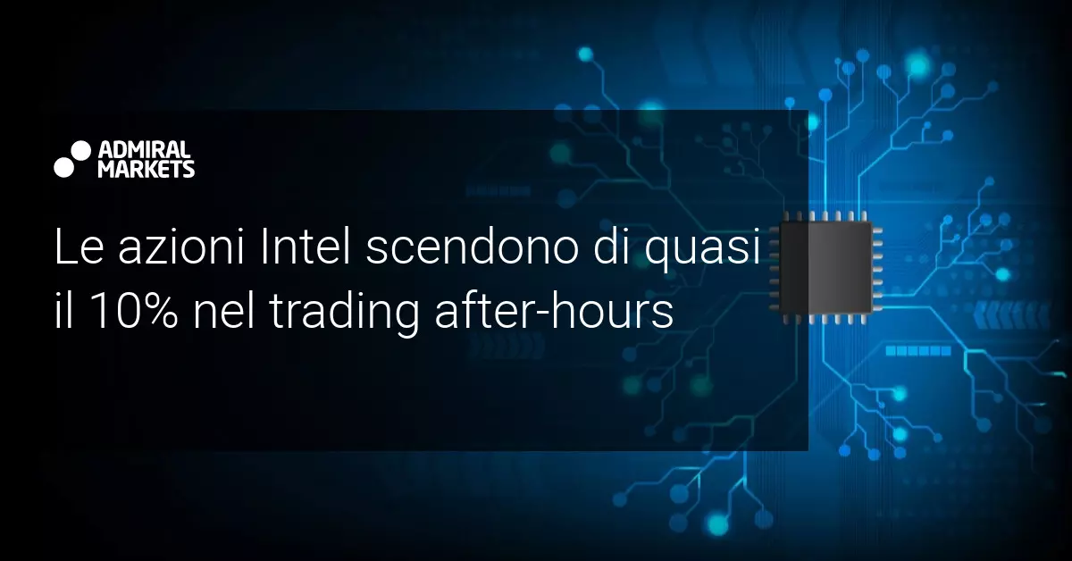 Le azioni di Intel crollano per i guadagni in ribasso