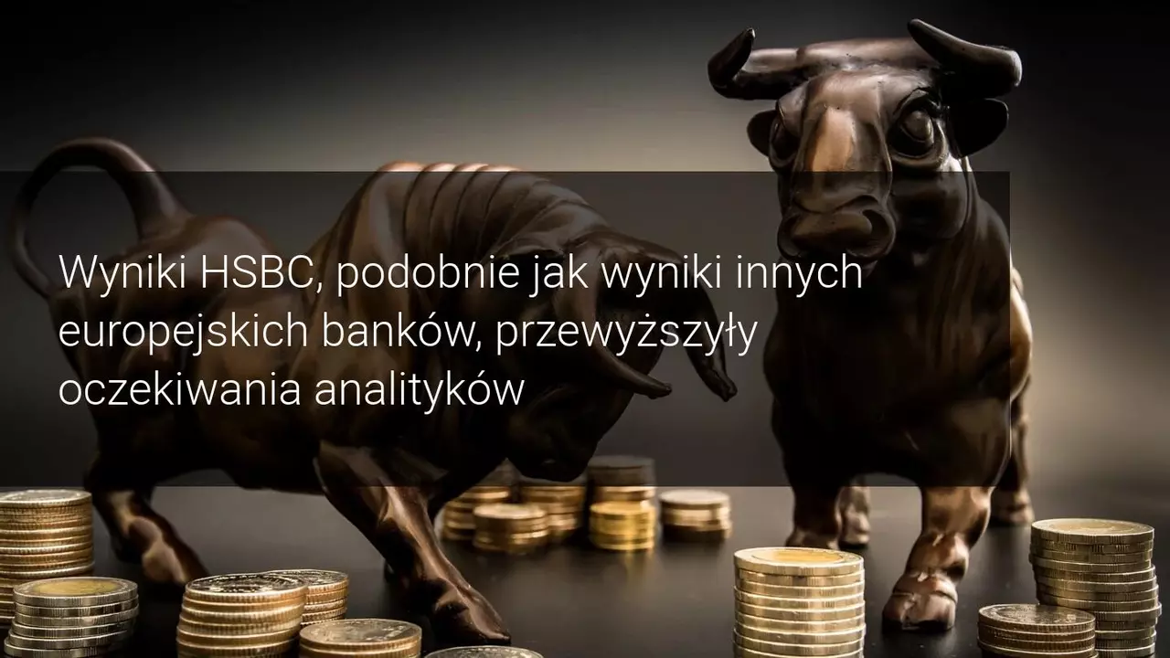 Akcje HSBC skaczą do góry po publikacji wyników kwartalnych