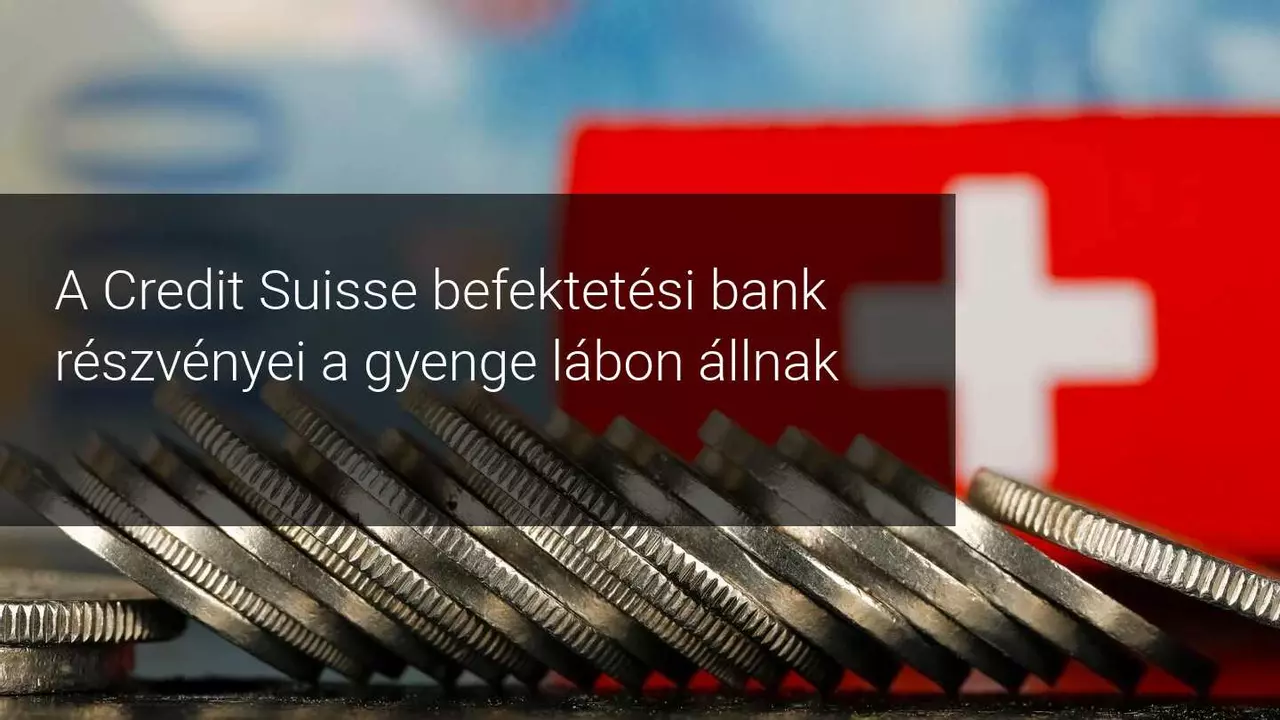 A Credit Suisse nyeresége 38%-kal csökken. Mire számíthat még?