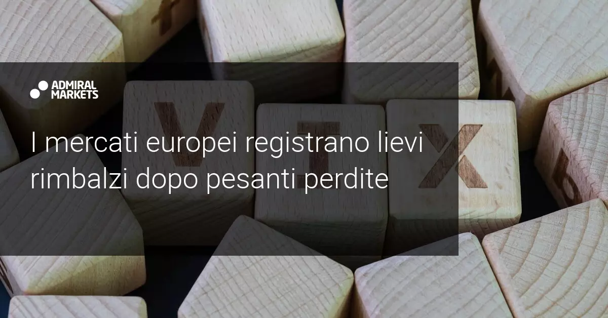 Lieve rimbalzo dei titoli europei in attesa della BCE