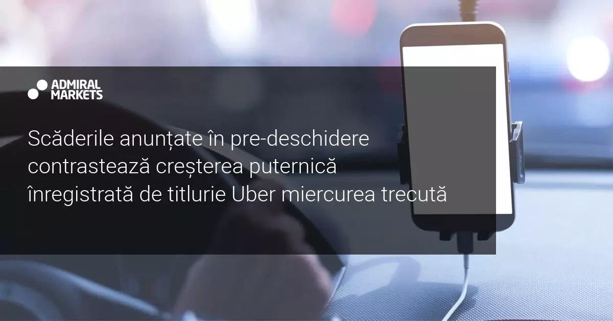 Acțiunile Uber, în scădere după ce compania a anunțat pierderi de aproape 6 miliarde de dolari