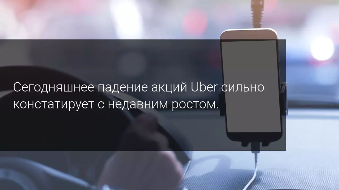 Акции Uber упали почти на 4% перед открытием регулярной торговой сессии!