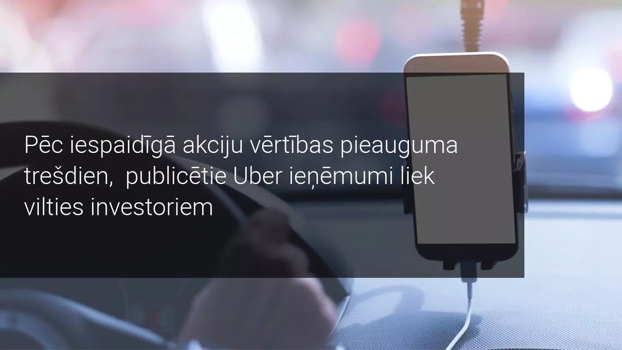 Uber finanšu pārskata rezultāti par trešo ceturksni liek vilties