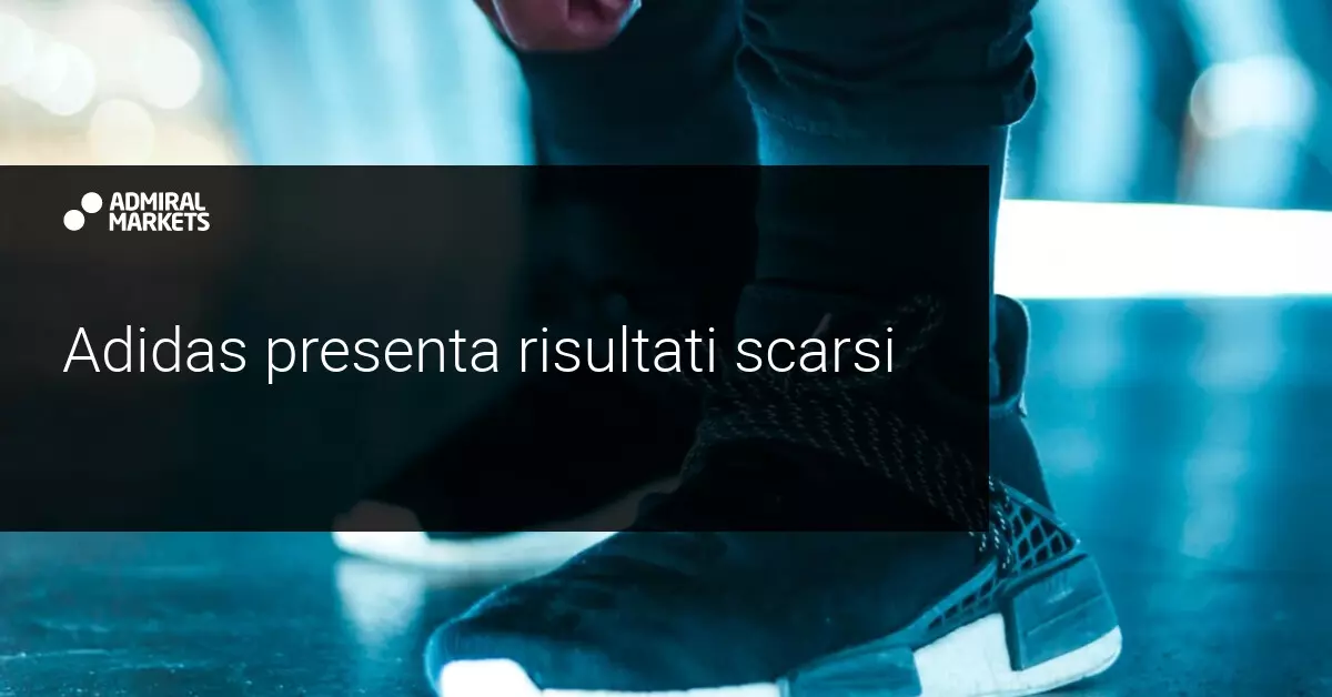 Adidas chiude un trimestre nero e le azioni non reagiscono bene