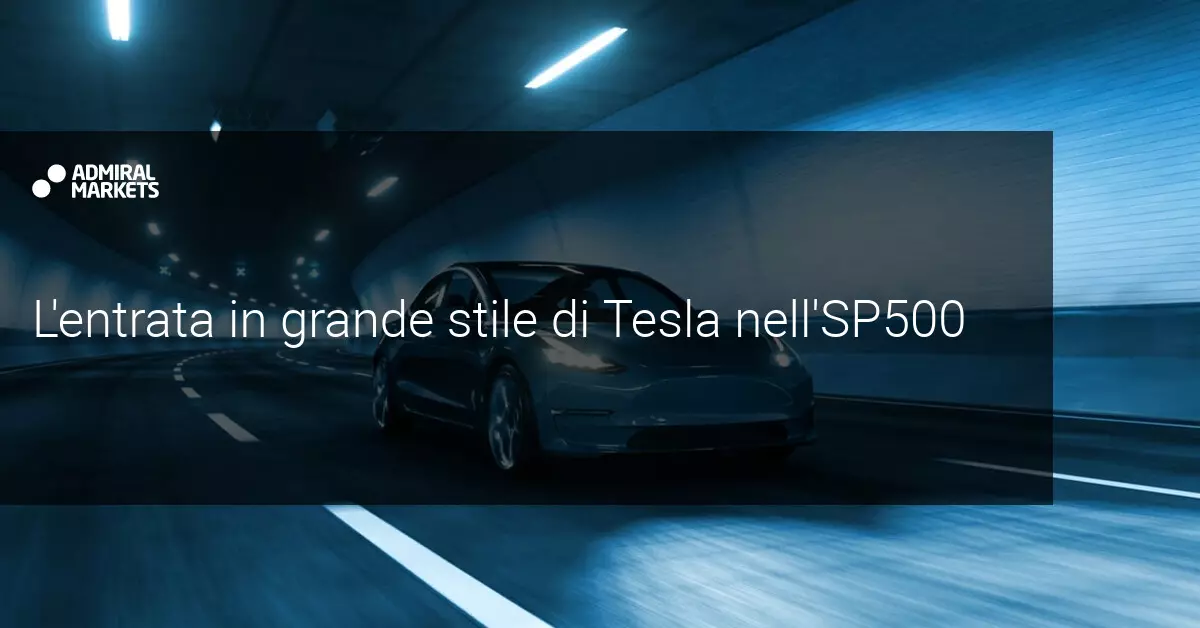 S&P 500 conferma l'ingresso di Tesla e ne manda al rialzo le azioni