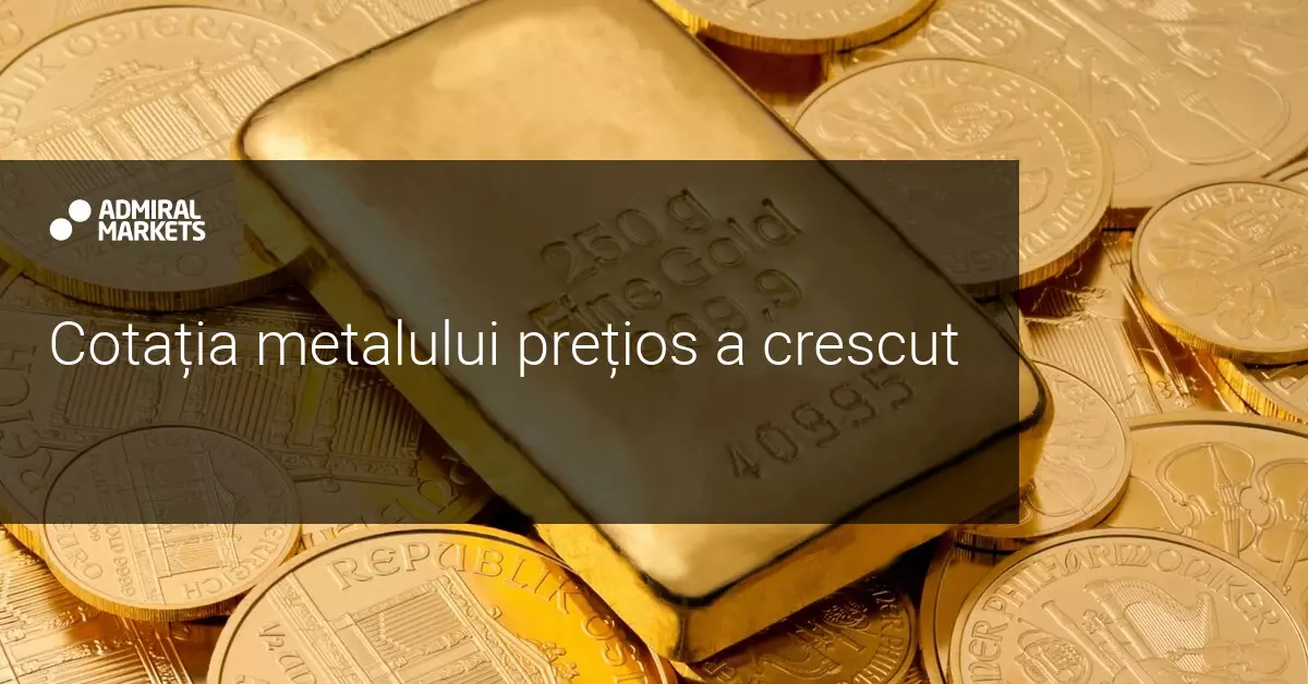 Cotația aurului a crescut ca urmare a disputei dintre secretarul Trezoreriei SUA și FED
