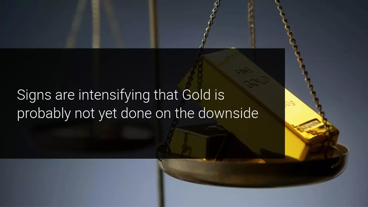 Goud onder de 1.850 USD - wat gebeurt er?