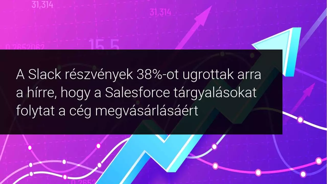 Salesforce tárgyal a Slack vásárlásáért! A részvények 38% -kal ugranak, még több kell?