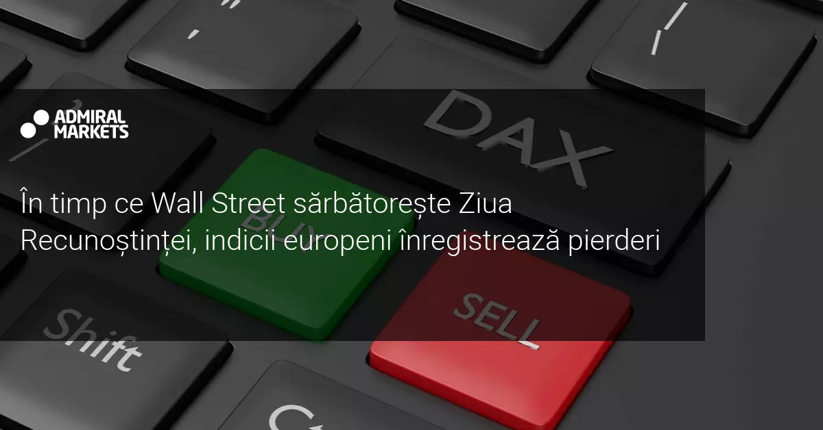 Indicii europeni inregistrează pierderi într-o zi fără referințe de pe Wall Street