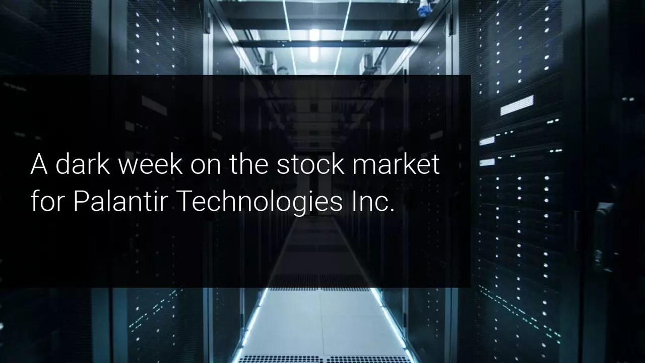 Is Palantir beginning to deflate on the stock market? It’s fallen 18% so far this week