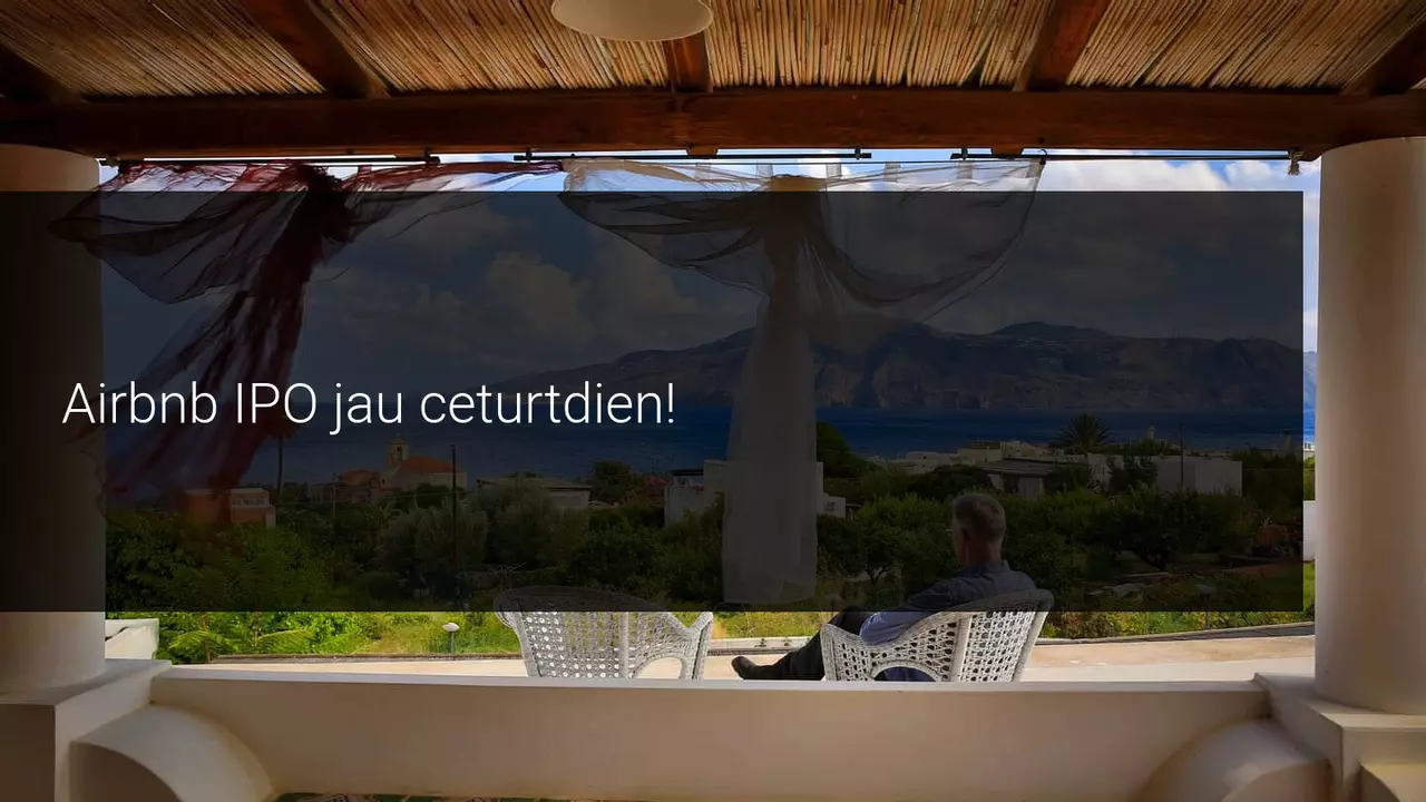 Airbnb IPO jau ceturtdien!