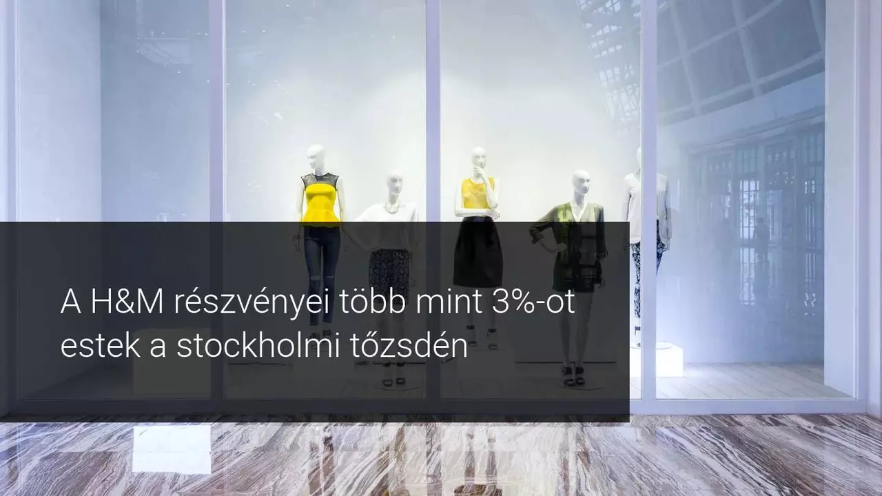 A világjárvány továbbra is nyomást gyakorol a H&M-re, lassítva a felépülését a tőzsdén