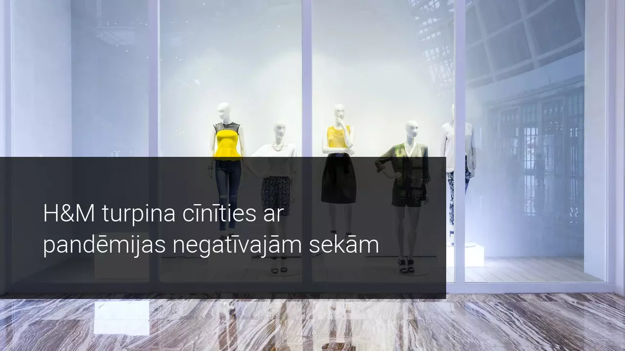H&M turpina cīnīties ar pandēmijas negatīvajām sekām