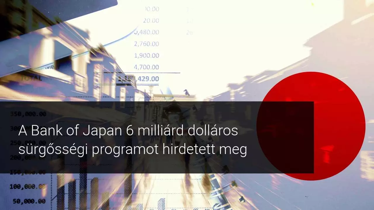 A Japán Bank nagy előrelépést tett a koronavírus elleni küzdelemben a 6 milliárd dolláros tervvel