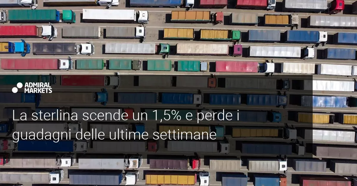 Cade la sterlina: nuova mutazione del virus e merci bloccate