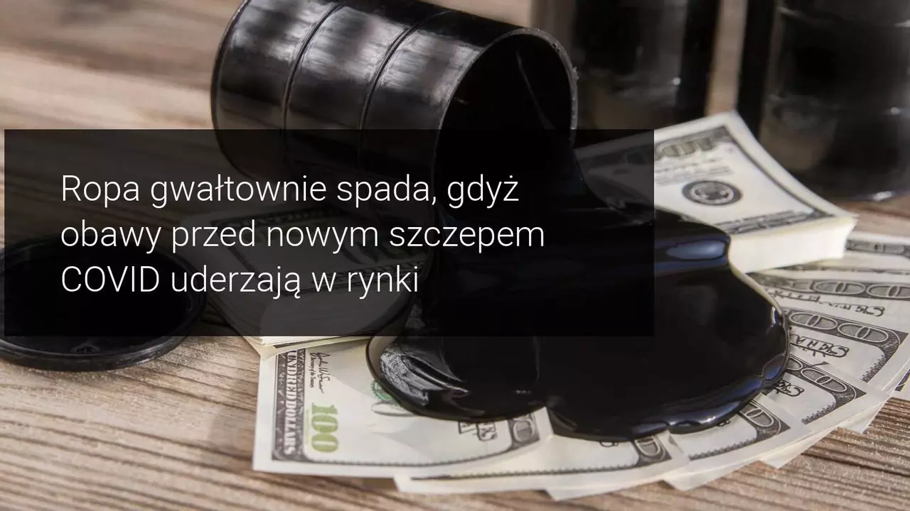 Cena ropy ponownie spada z powodu nowego szczepu COVID
