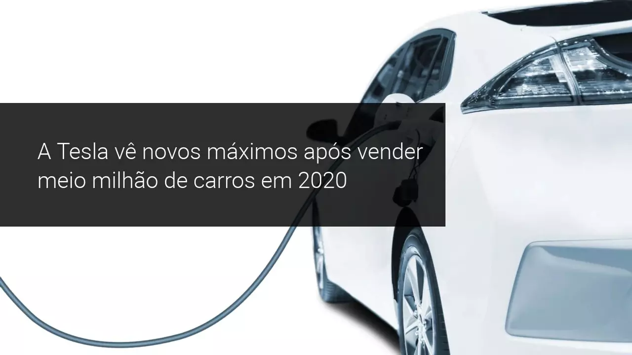 Tesla Mantém Subida Após Vender 500.000 Veículos em 2020