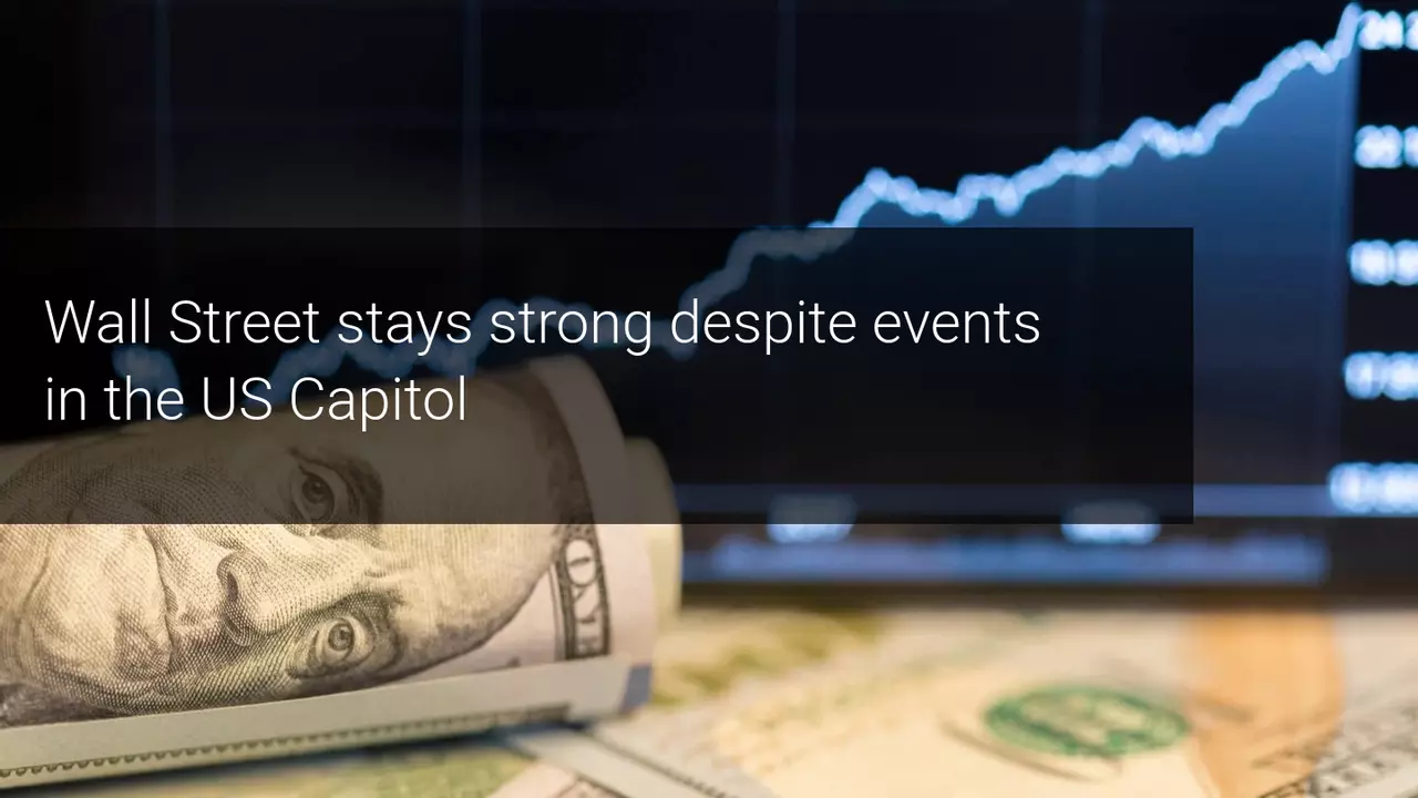 Wall Street maintains the bullish pulse despite the assault on the Capitol