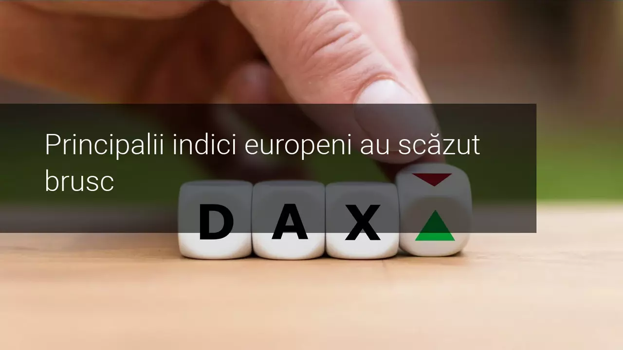 Piețele bursiere europene scad din cauza incertitudinii