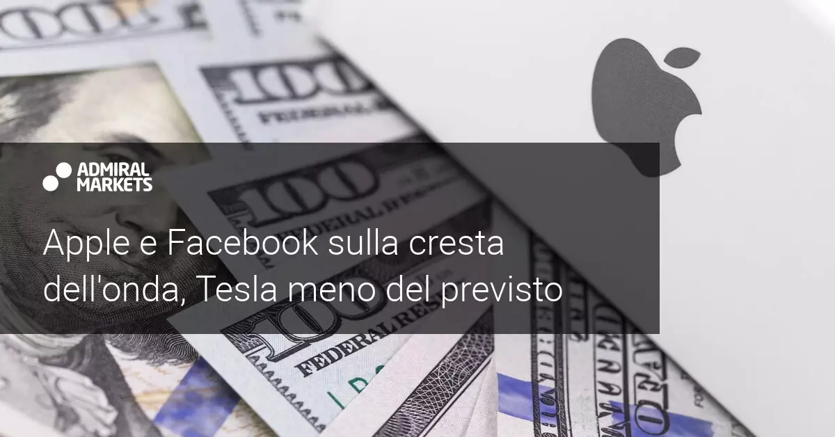 Apple e Facebook non deludono sui mercati, ma Tesla sorprende con cali