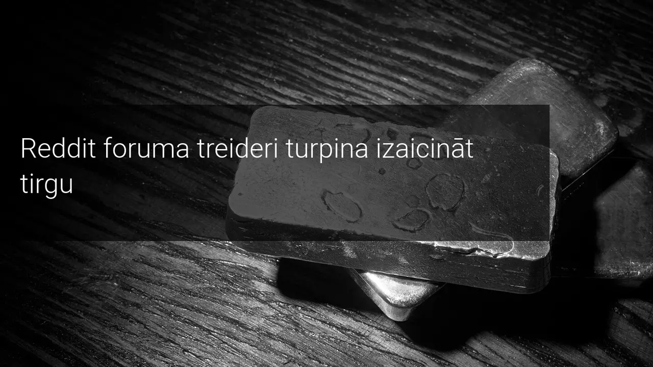 Reddit foruma treideri turpina izaicināt tirgu, meklējot jaunus instrumentus tirdzniecībai