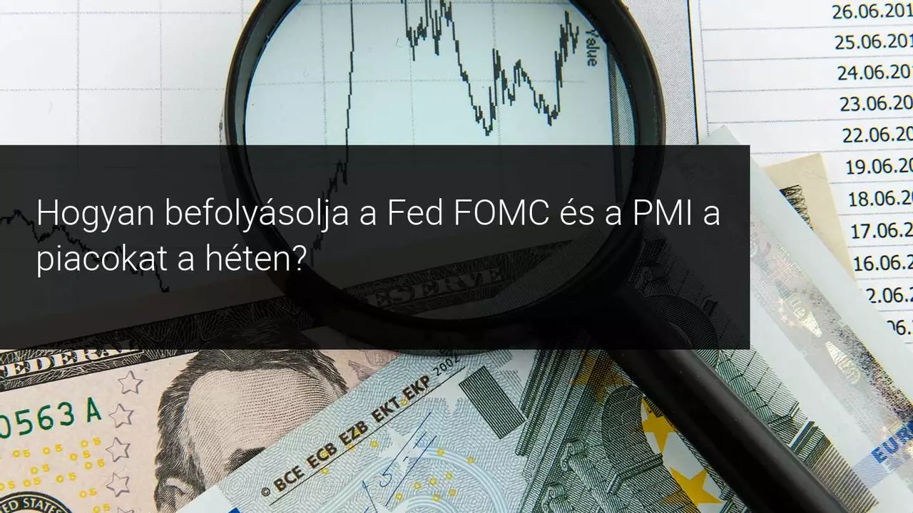 Heti piaci kilátások: Az FOMC, a PMI adatok és a bevétel a piac fókuszában