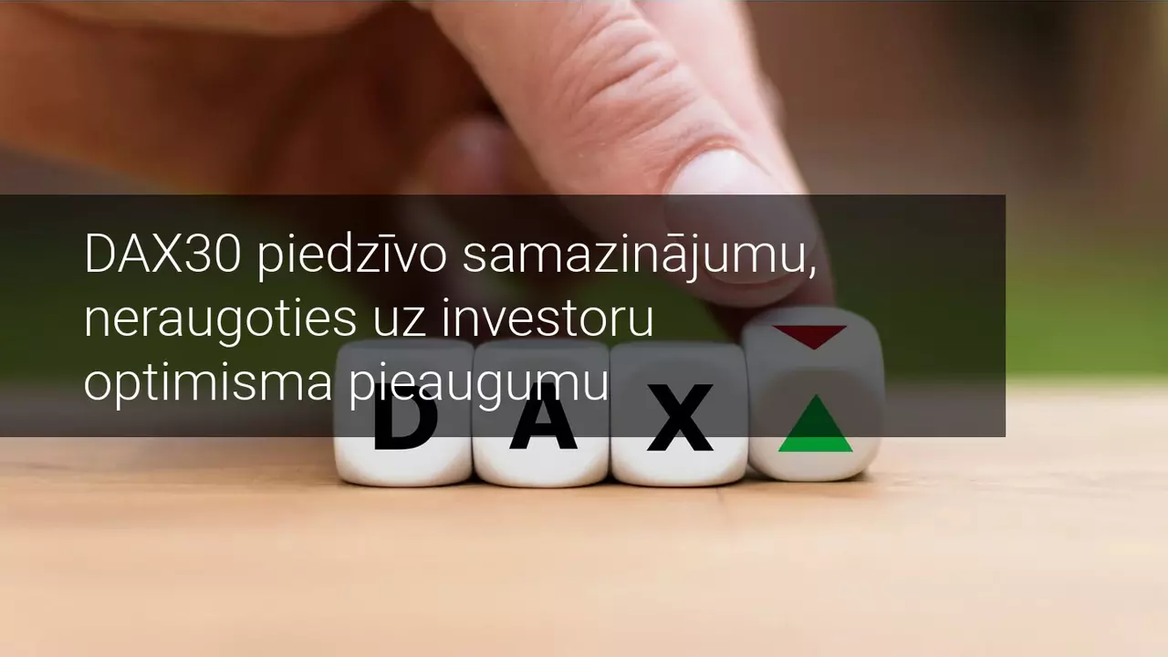 Vācu investoru noskaņojumā vērojams nelies optimisms