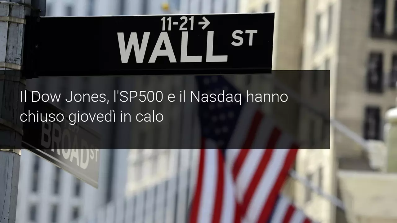 L'aumento delle richieste di disoccupazione negli Stati Uniti trascina giù Wall Street