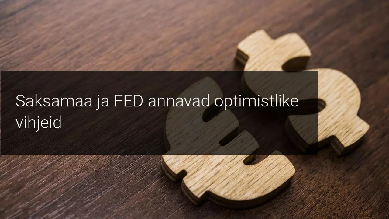 Saksamaa majandus näitab jätkuvalt positiivseid majandusandmeid