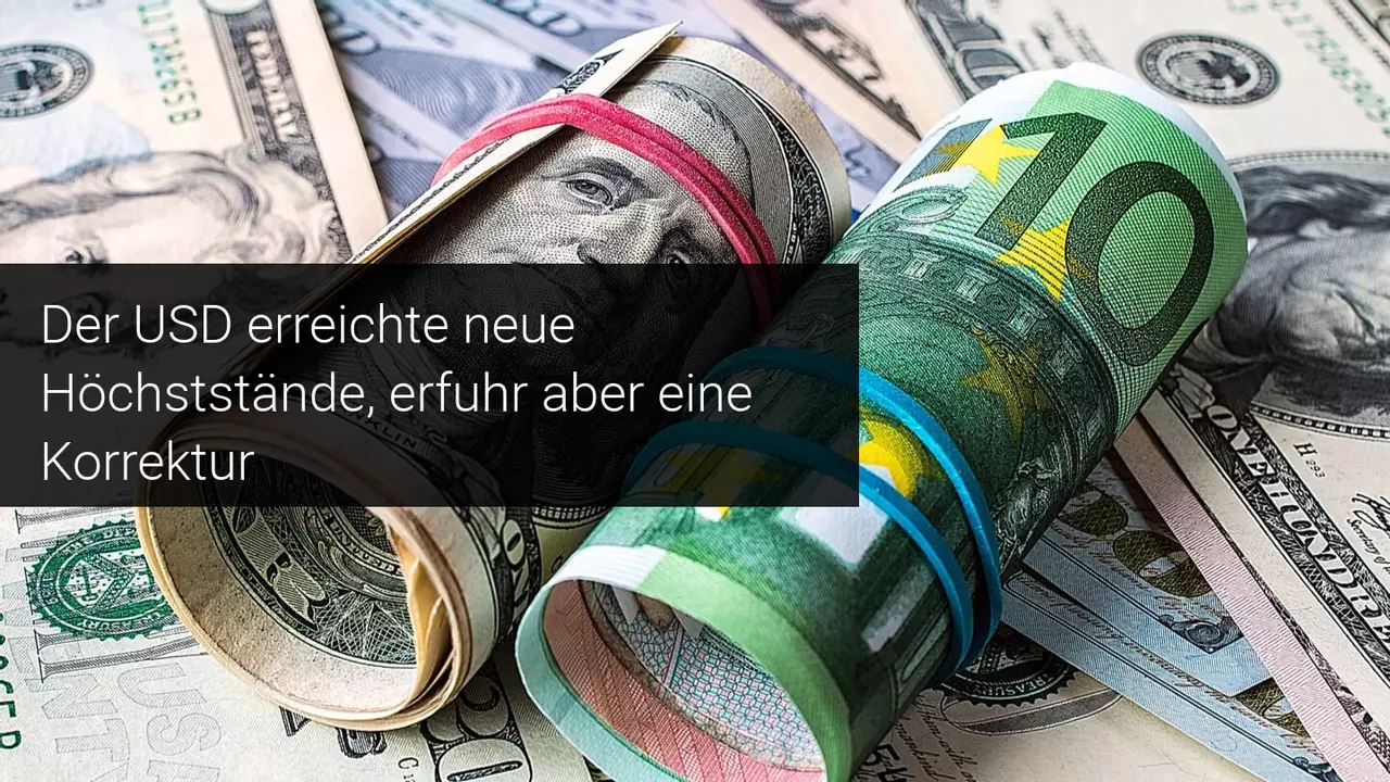 Korrektur des USD beim 3-Monats Hoch