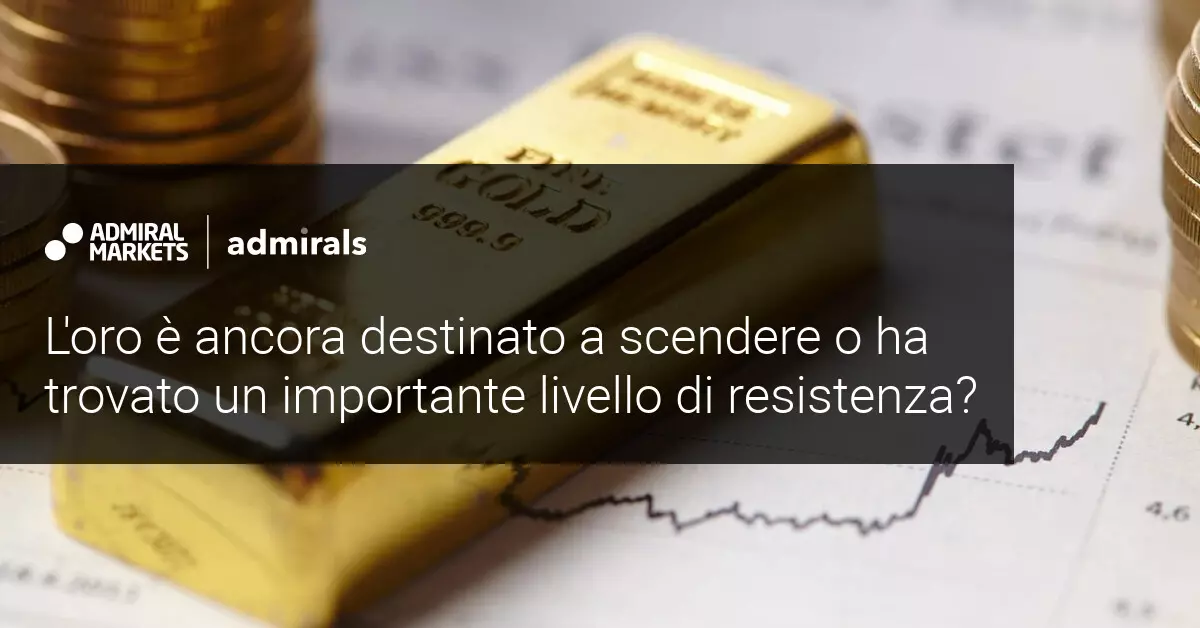 La caduta libera dell'oro incontra un supporto storico