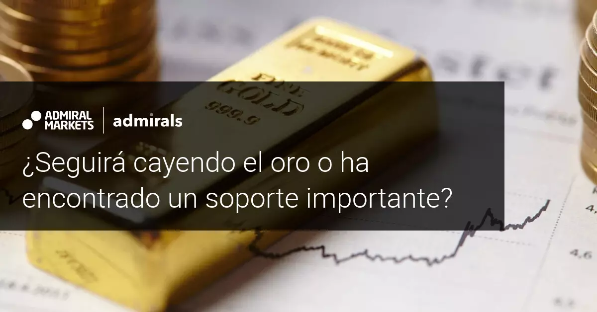 La caída libre del oro se topa con un soporte histórico