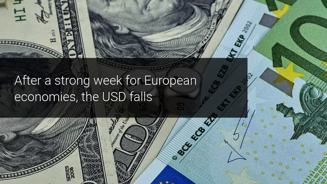 De Amerikaanse dollar daalde in één maand tot een dieptepunt