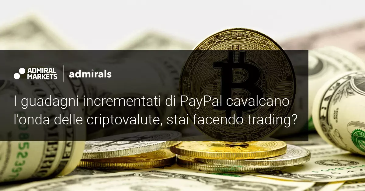 La domanda di criptovalute aumenta i risultati di PayPal