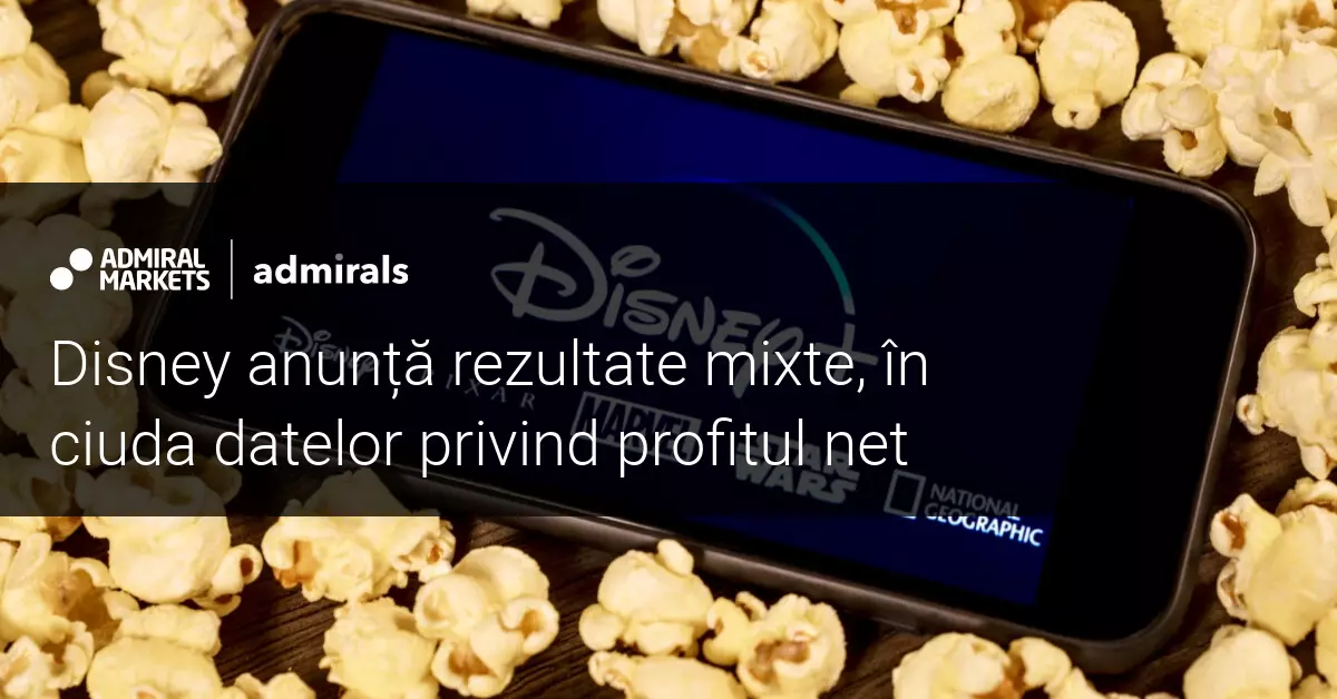 Disney a raportat un profit net trimestrial de 901 milioane dolari