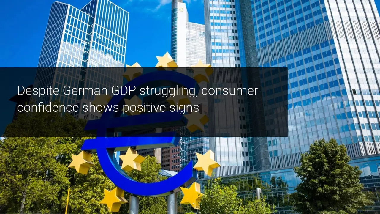 Despite declining German GDP, business confidence improves