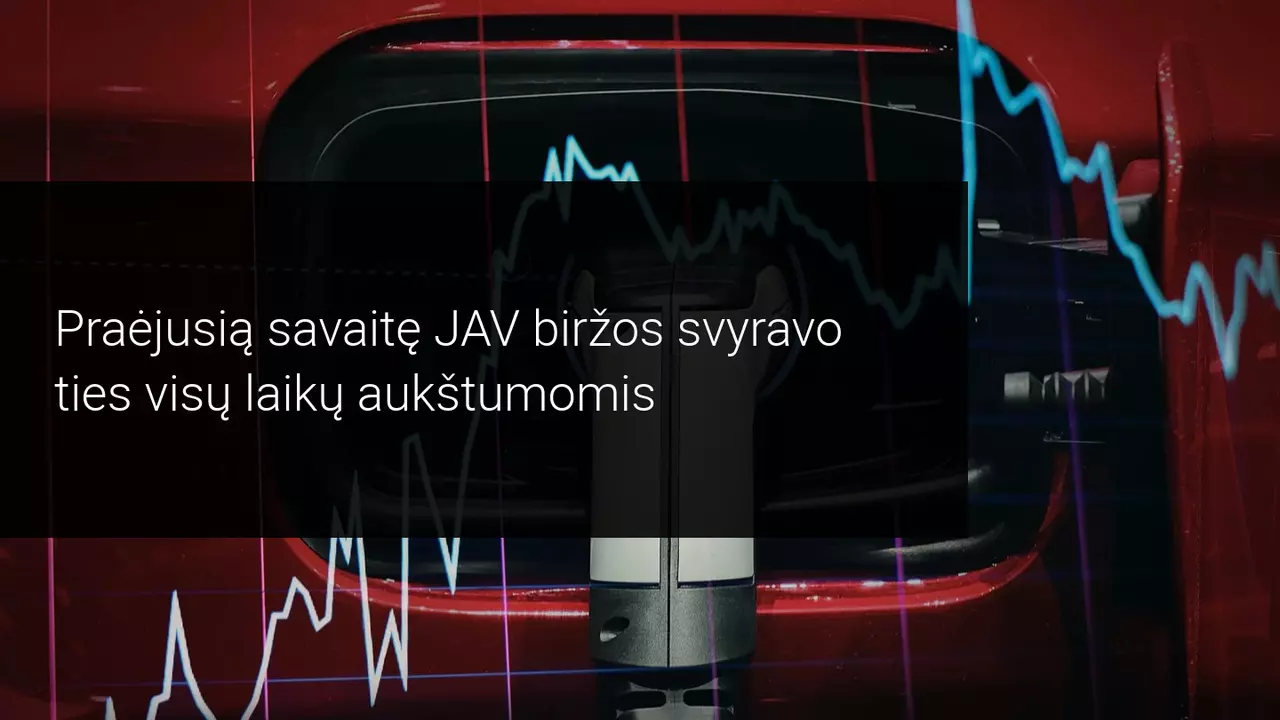 JAV indeksai kilo po gerų darbo rinkos duomenų
