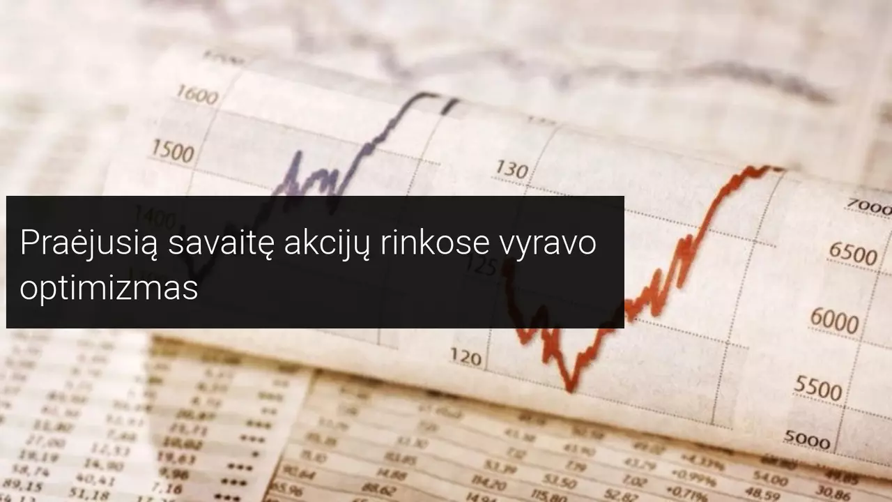 Akcijų rinkose vyravo optimizmas, S&P500 fiksavo naujas istorines aukštumas