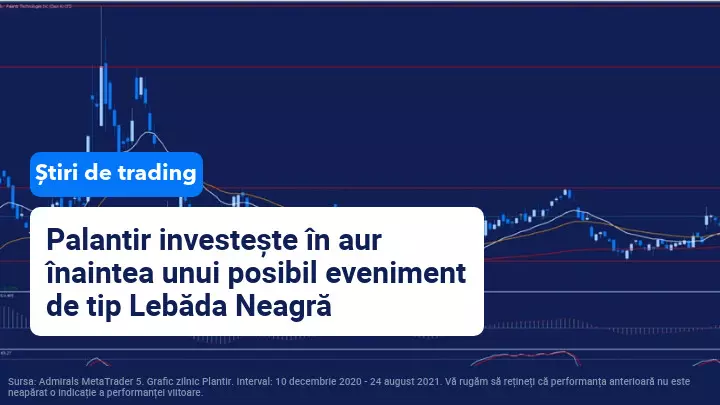 Palantir Technologies cumpără aur în valoare de 50,7 milioane de dolari