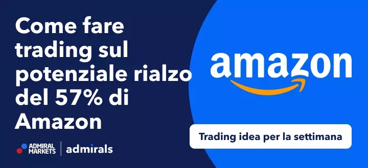 Come fare trading sul potenziale rialzo del 57% di Amazon