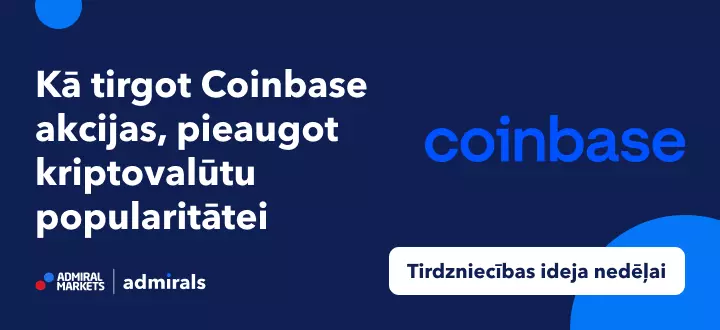 Kā tirgot Coinbase akcijas, augot kriptovalūtu popularitātei