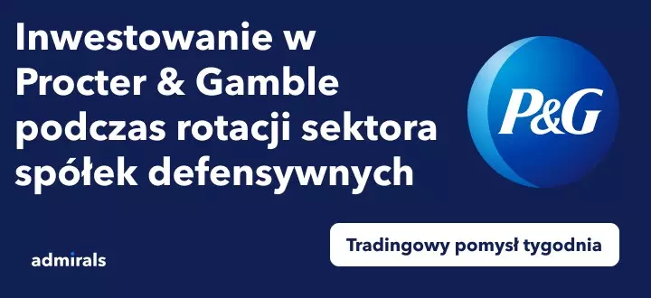 Handel akcjami Procter & Gamble podczas rotacji sektora spółek defensywnych