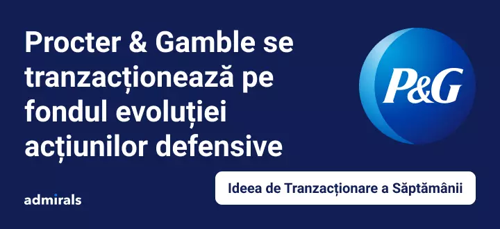 Acțiunile Procter & Gamble se tranzacționează pe fondul evoluției acțiunilor defensive